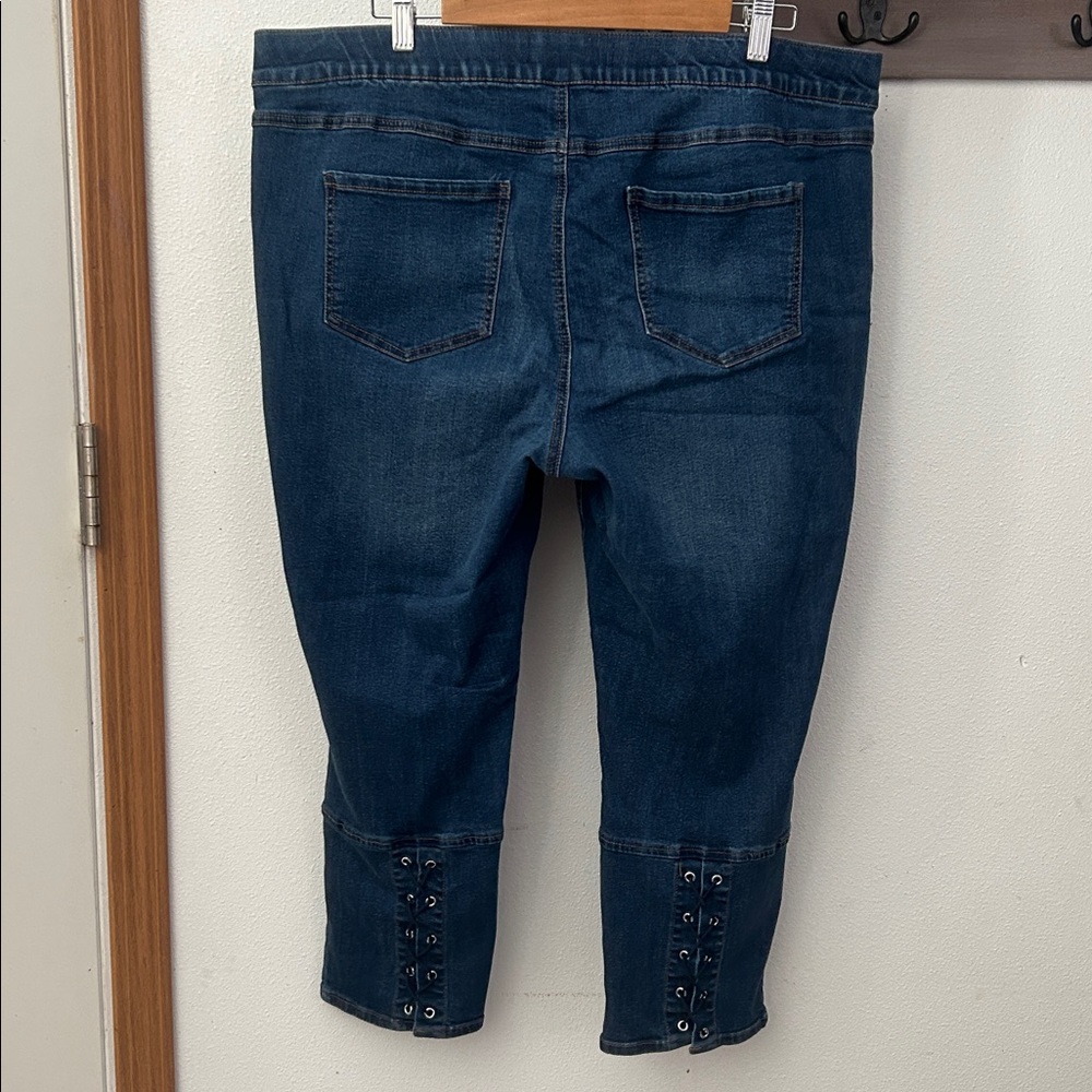 C Denim est. 1946 Dark Wash Women’s Stretch Jeans - curvy size 18w - Picture 5 of 8